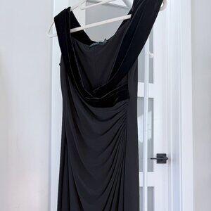 Ralph Lauren Classic Velvet Collar Dress
